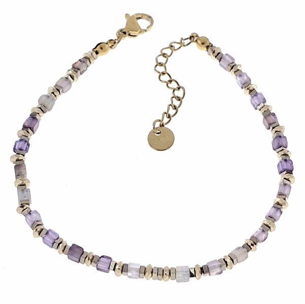 ARMBAND GOLD CELEBRITY EDELSTAHL