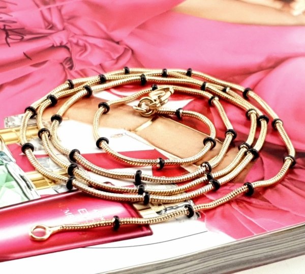 Gold vergoldete Kette 18 Karat Xuping