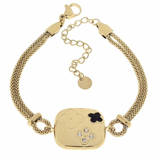 ARMBAND GOLD CELEBRITY EDELSTAHL