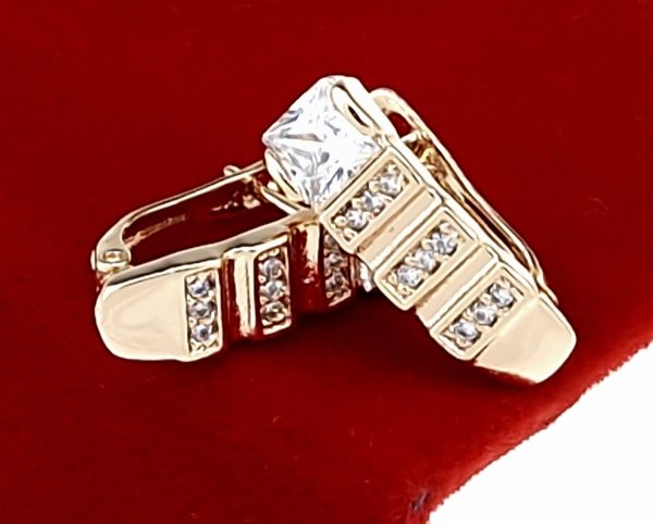 exklusive swarovski vergoldete ohrringe