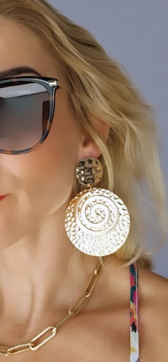OHRRINGE GOLD LANGE ZIRKONIA HOCHZEIT HOCHZEIT