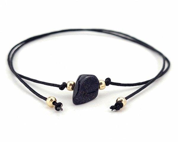 GOLDENES ARMBAND MIT EDELSTAHL