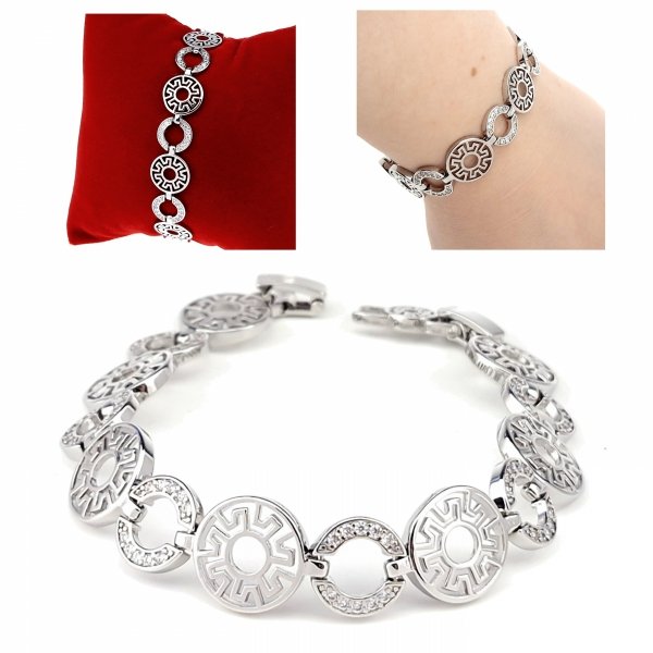 gold bracelet for a gold-plated leg