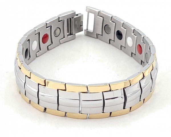 BRACELET GOLD CELEBRITY STAINLESS STEEL