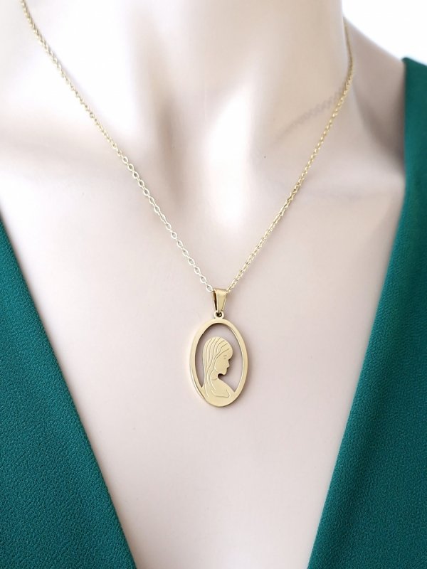 GOLD CHAIN NECKLACE celebrity STAINLESS STEEL