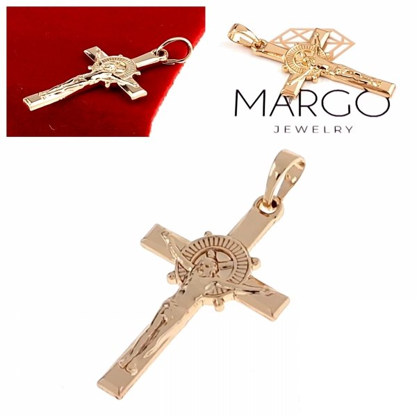 gold pendant 18k shiny xuping