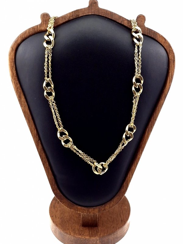 GOLD CHAIN NECKLACE celebrity STAINLESS STEEL