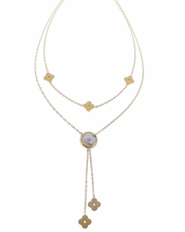 GOLD CHAIN NECKLACE celebrity STAINLESS STEEL