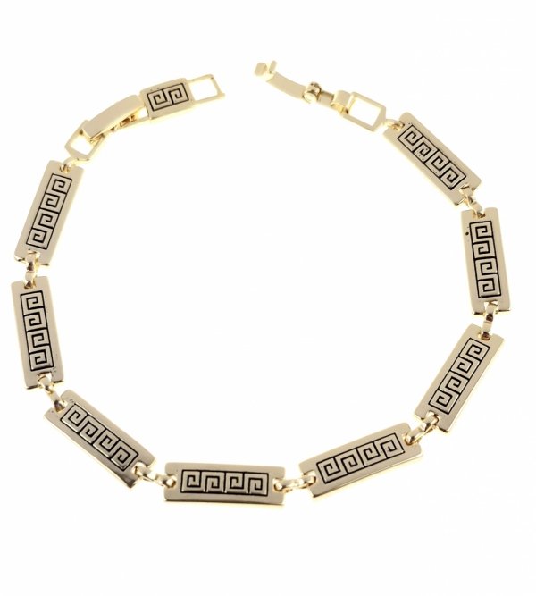 gold bracelet for a gold-plated leg