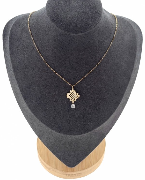 GOLD CHAIN NECKLACE celebrity STAINLESS STEEL