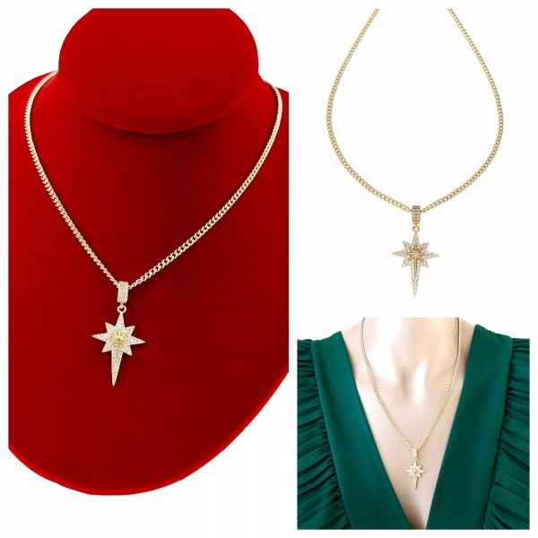Gold Chain Celebrity Gold Plated Necklace 14K XUPING
