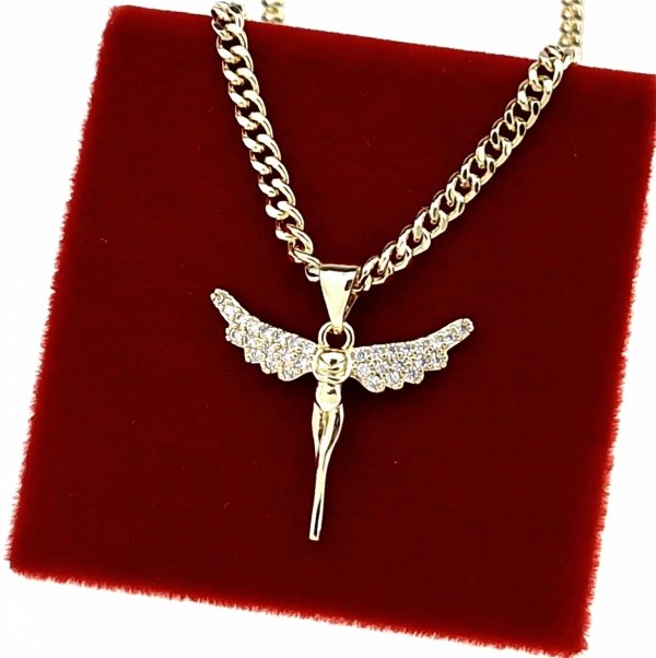 gold pendant 18k shiny xuping