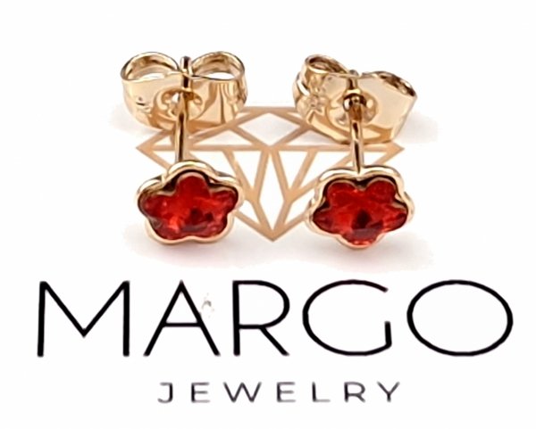 exclusive swarovski gold-plated earrings