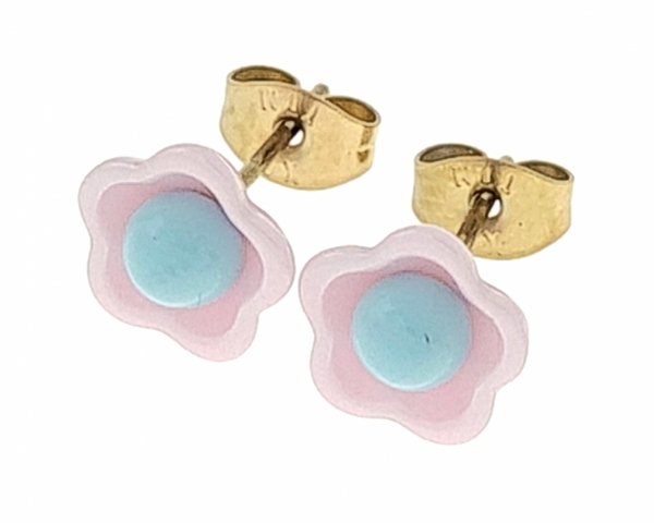 gold plated earrings with exclusive cubic zirconia