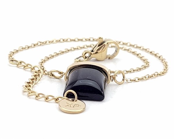 BRACELET GOLD CELEBRITY STAINLESS STEEL