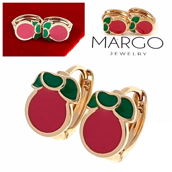 exclusive swarovski gold-plated earrings