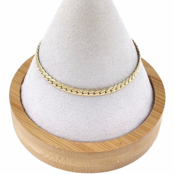 BRACELET GOLD CELEBRITY STAINLESS STEEL