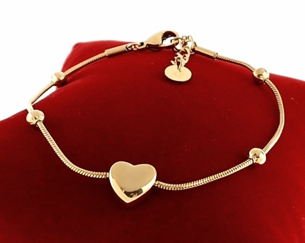 BRACELET GOLD CELEBRITY STAINLESS STEEL