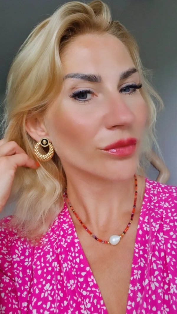 GOLD CHAIN NECKLACE celebrity STAINLESS STEEL