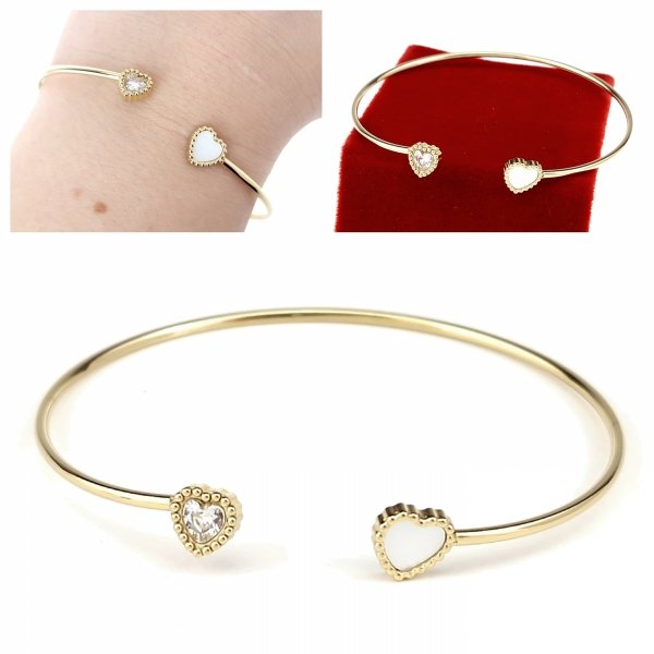 BRACELET GOLD CELEBRITY STAINLESS STEEL