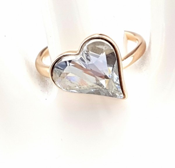 gold ring 16,60mm. gold-plated engagement xuping