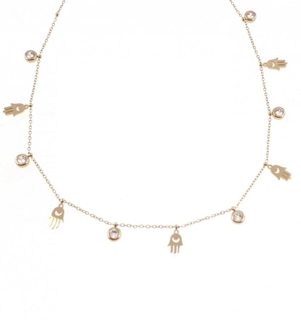 GOLD CHAIN NECKLACE celebrity STAINLESS STEEL