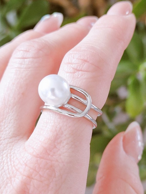 ring 17,30mm gold stainless steel