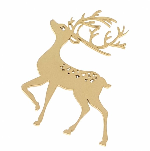 elegant gold brooch