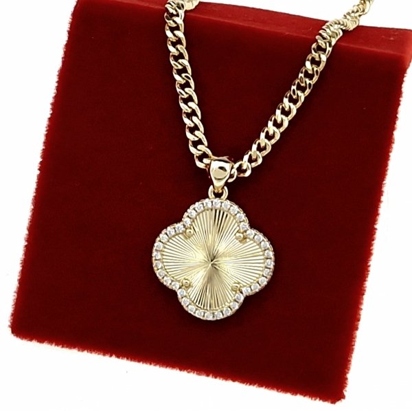 gold pendant 18k shiny xuping