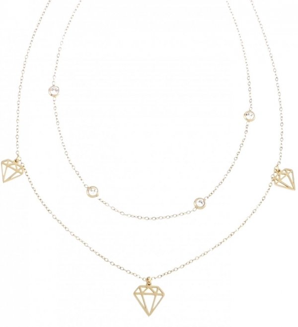 GOLD CHAIN NECKLACE celebrity STAINLESS STEEL