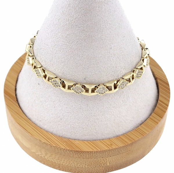gold-plated 18k gold bracelet