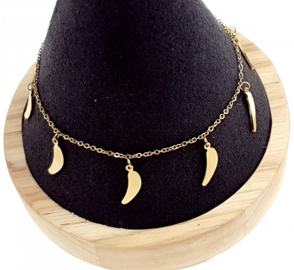 BRACELET GOLD CELEBRITY STAINLESS STEEL