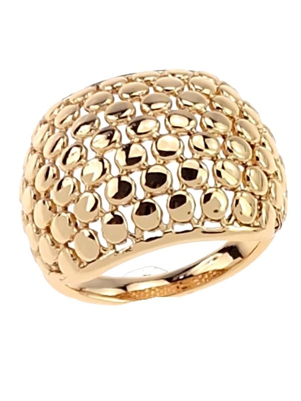 gold ring 18,60mm. gold-plated engagement xuping