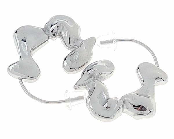 gold earrings made of stainless steel
