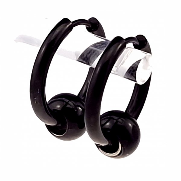 gold earrings made of stainless steel