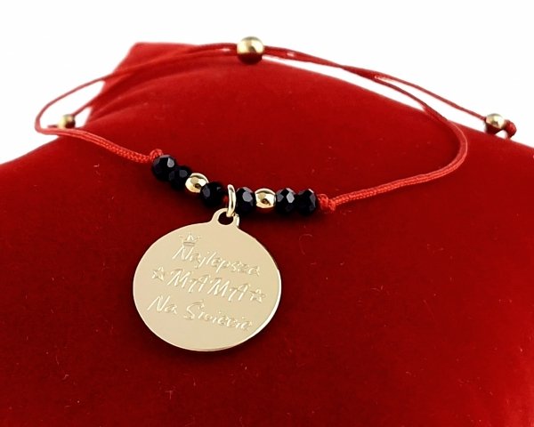 GOLD BRACELET STAINLESS STEEL STRING