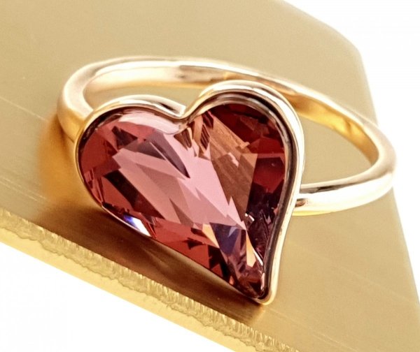 gold ring 16,60mm. gold-plated engagement xuping