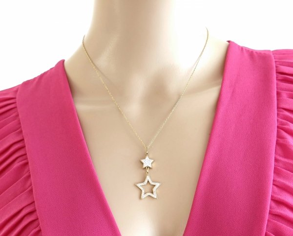 GOLD CHAIN NECKLACE celebrity STAINLESS STEEL