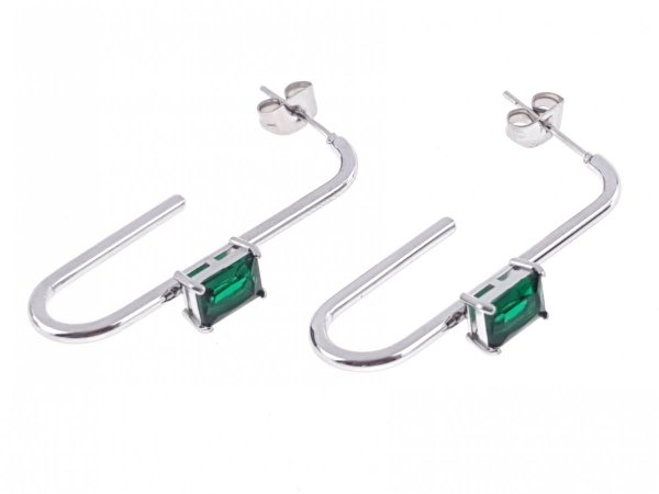 gold earrings made of stainless steel