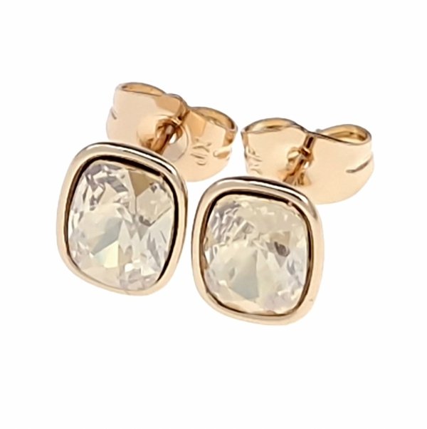 exclusive swarovski gold-plated earrings