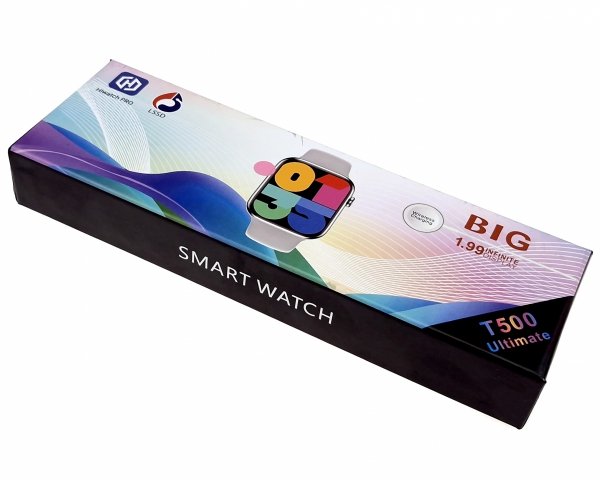 Smartwatch Ultimate T500 Hlwatch PRO LSSD watch comfortable silicone strap white