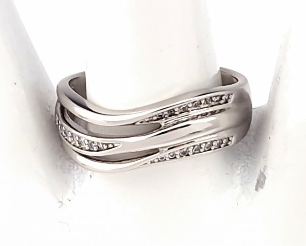 gold ring 18,60mm. gold-plated engagement xuping