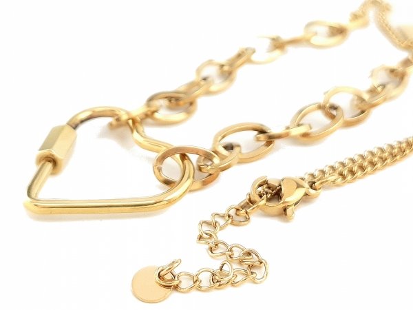 GOLD CHAIN NECKLACE celebrity STAINLESS STEEL