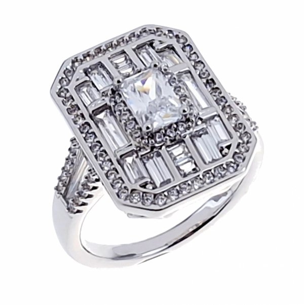 gold ring 18,60mm. gold-plated engagement xuping