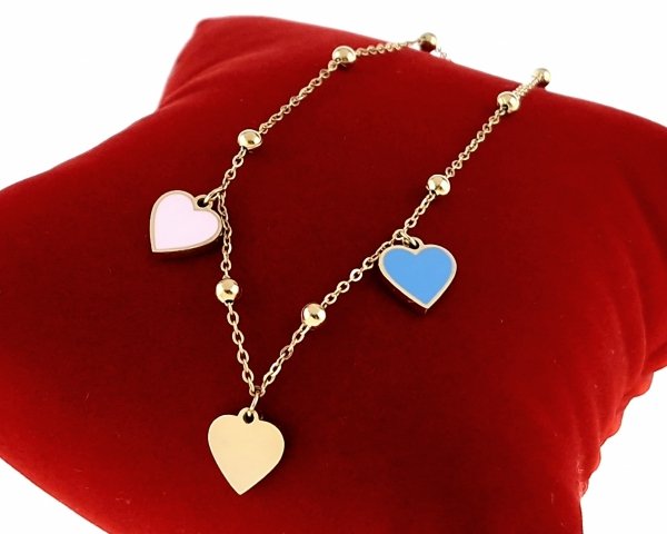 BRACELET GOLD CELEBRITY STAINLESS STEEL