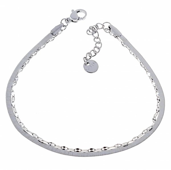 BRACELET GOLD CELEBRITY STAINLESS STEEL