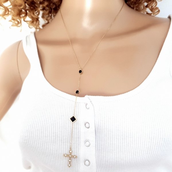 GOLD CHAIN NECKLACE celebrity STAINLESS STEEL
