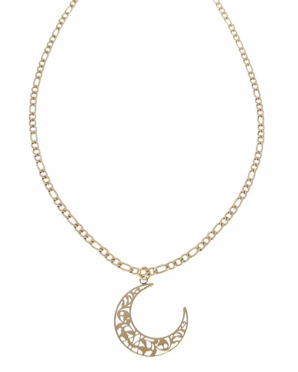 GOLD CHAIN NECKLACE celebrity STAINLESS STEEL