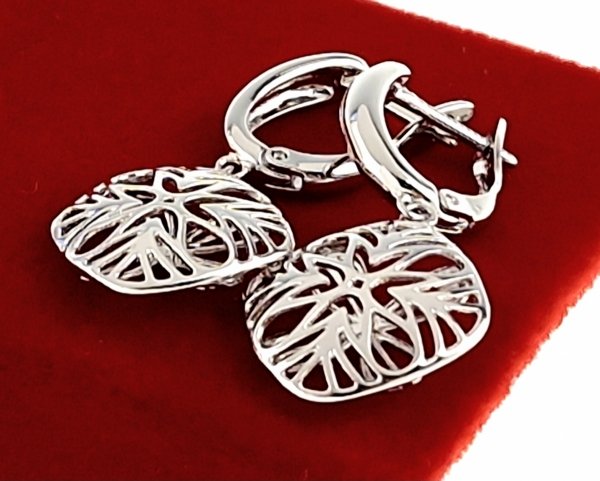 gold plated earrings with exclusive cubic zirconia