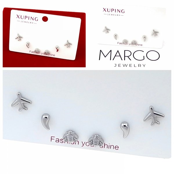 gold plated earrings with exclusive cubic zirconia